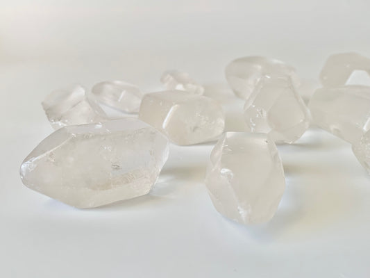 Double Terminated Clear Quartz, polished