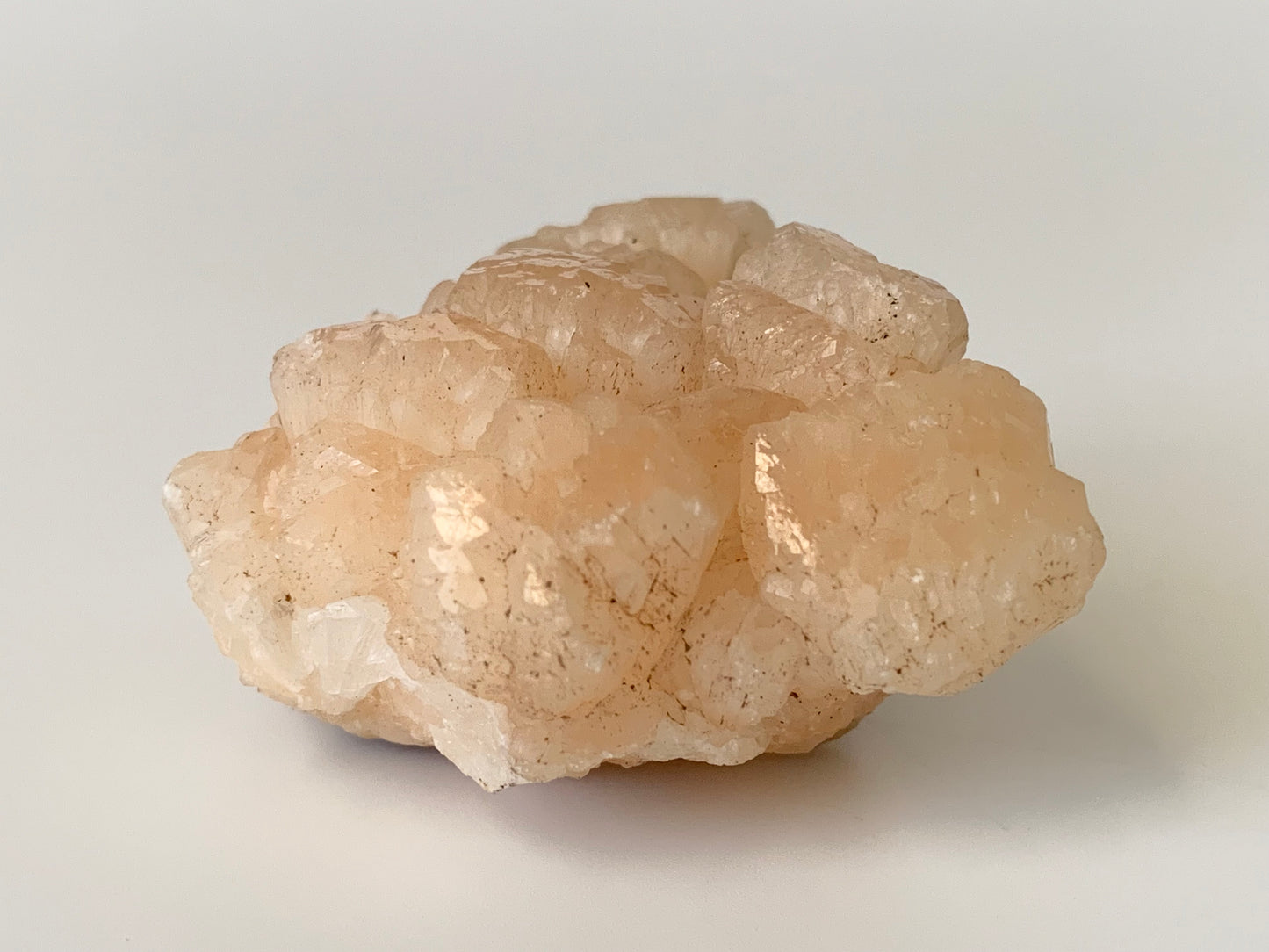 Peach Stilbite, raw