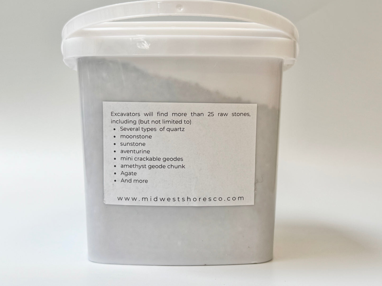 Raw Stone Dig Bucket