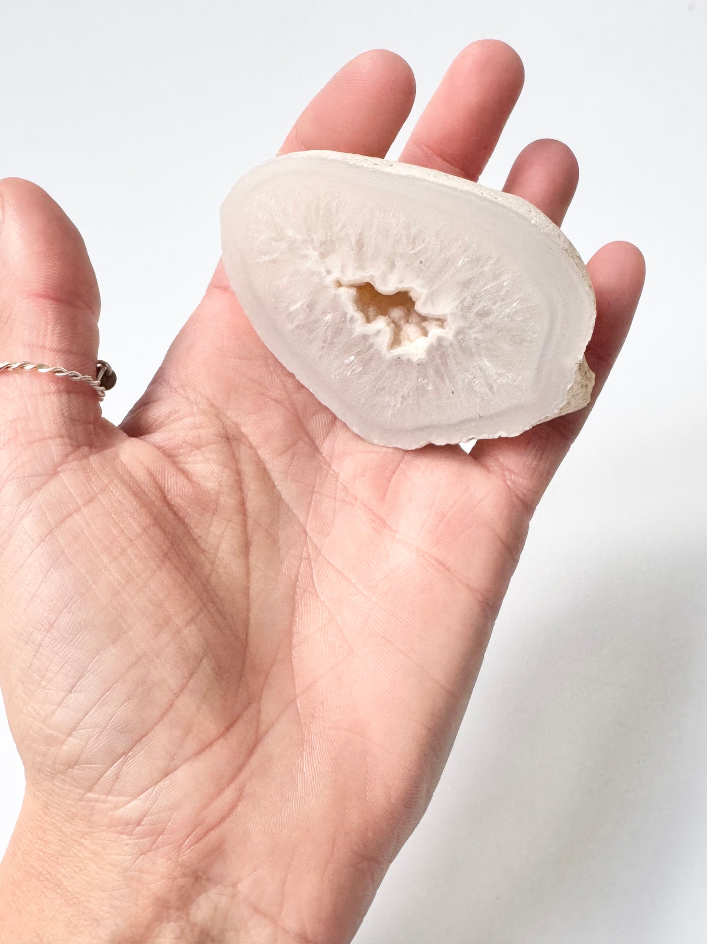 White agate nodule