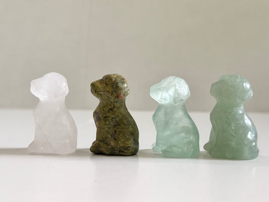 Sitting Dog Carving