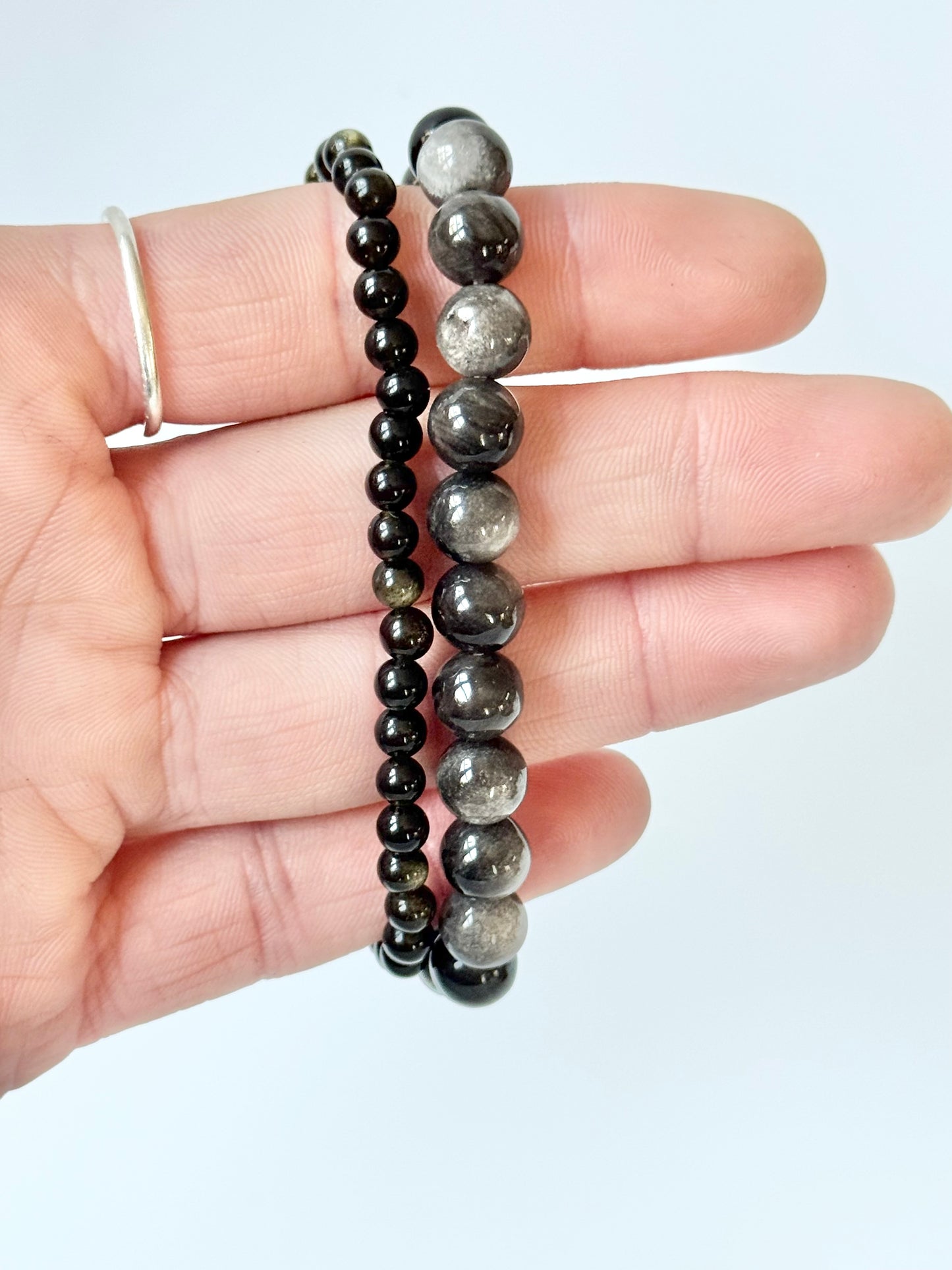 Sheen Obsidian Bracelet