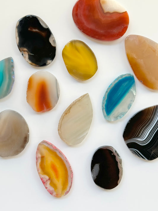 Mini Agate Slab, Polished, small