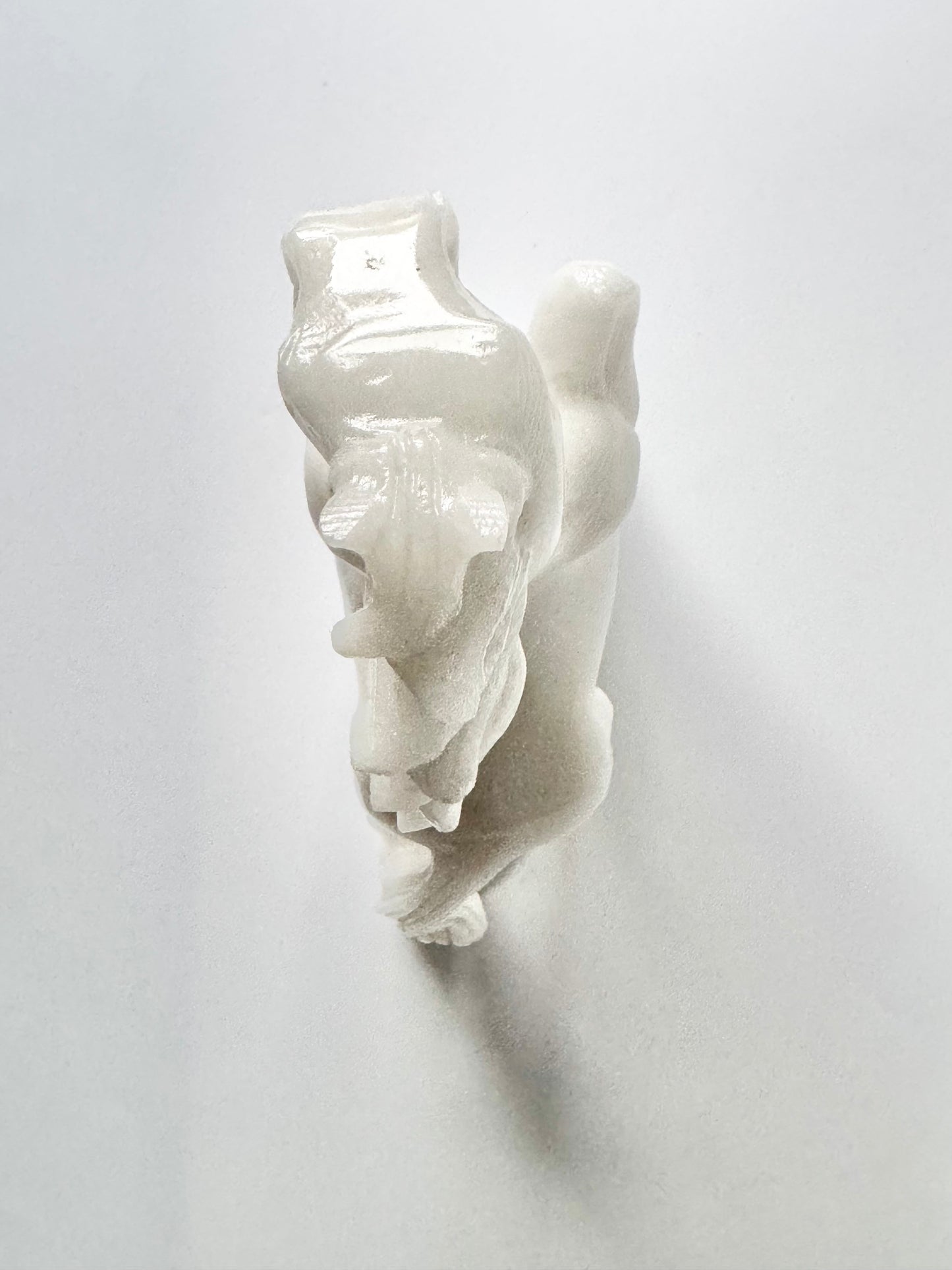 White Marble Jade Horse, Carving