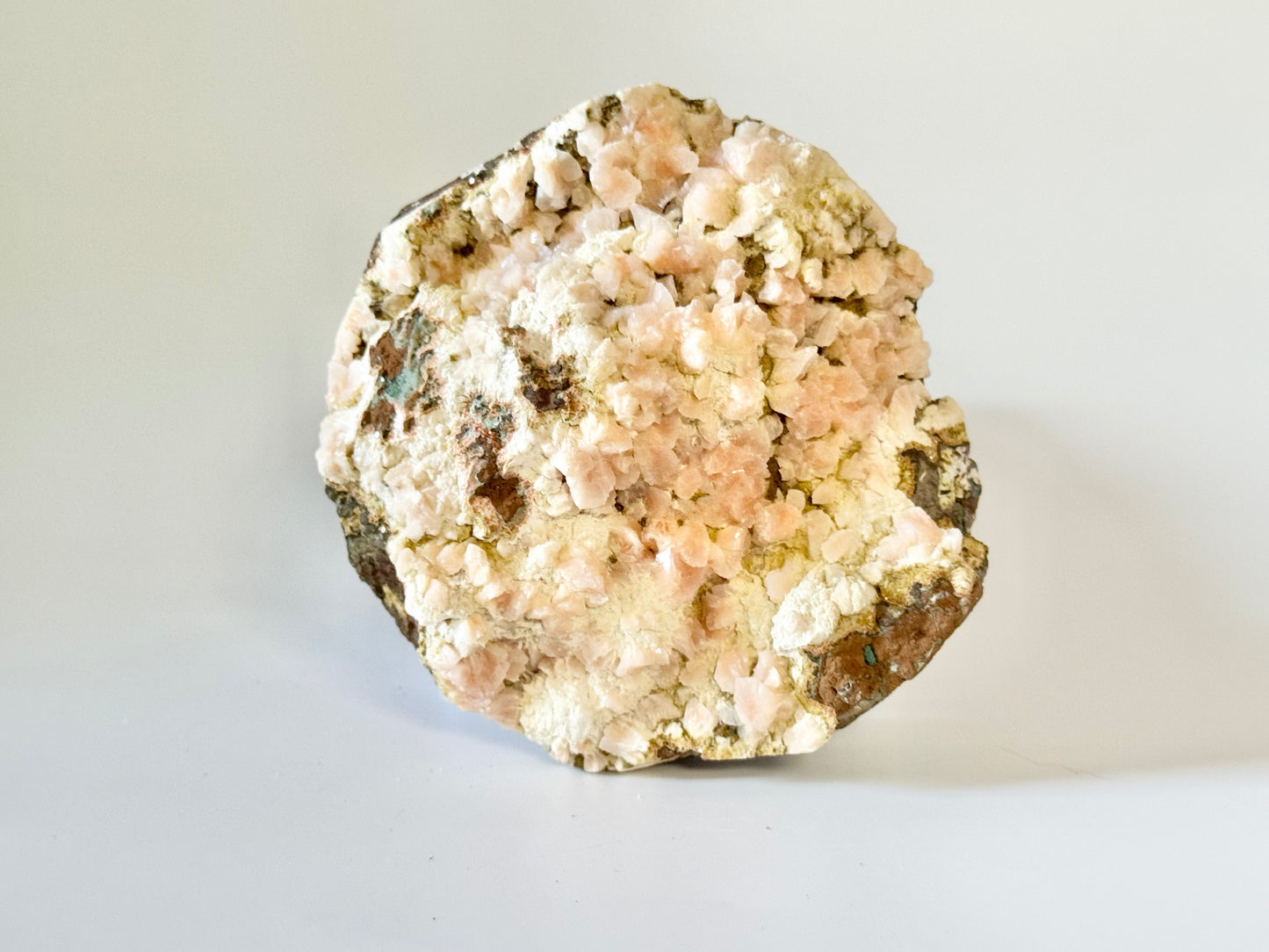 Peach Stilbite Crystal Cluster