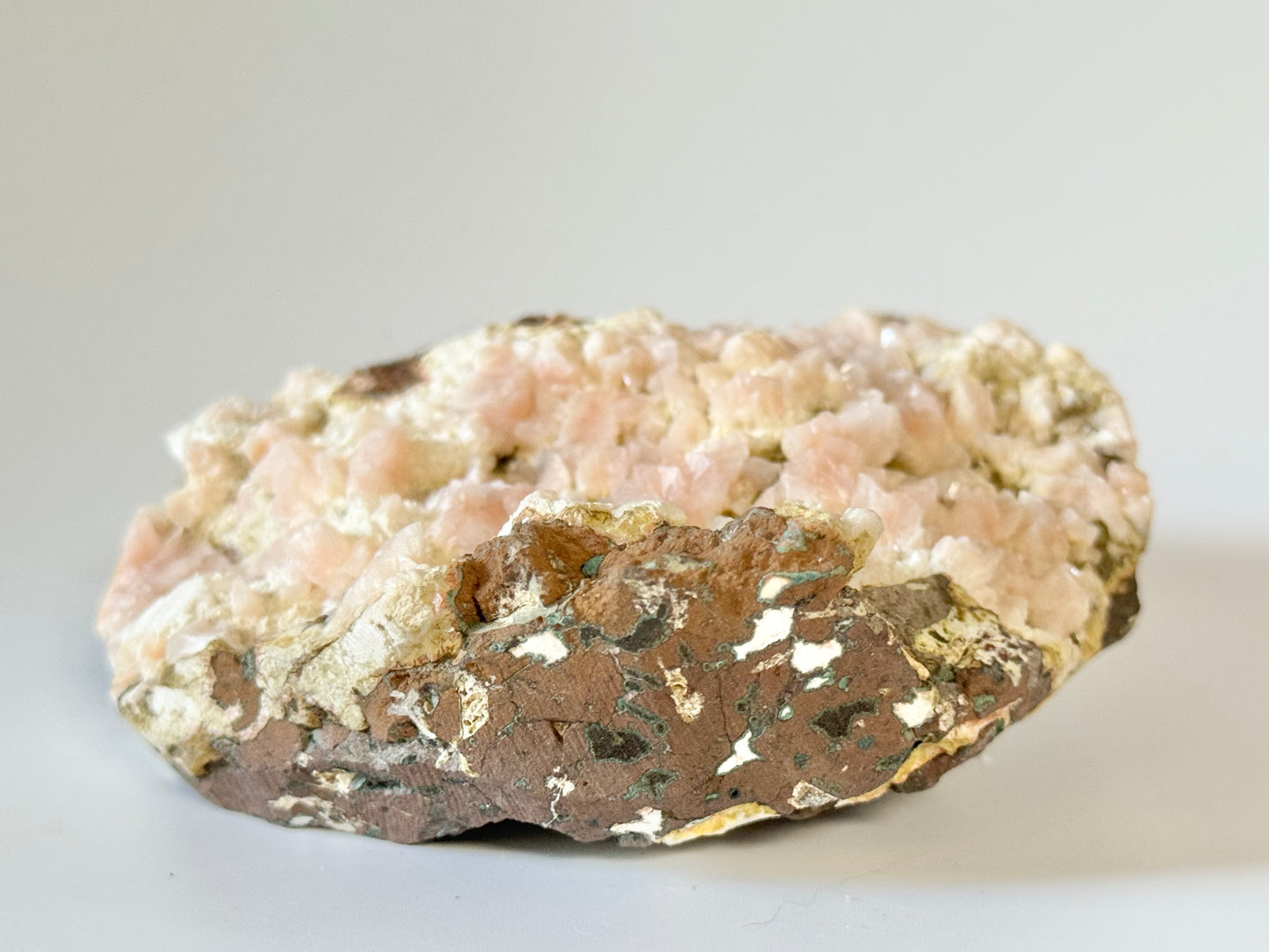 Peach Stilbite Crystal Cluster