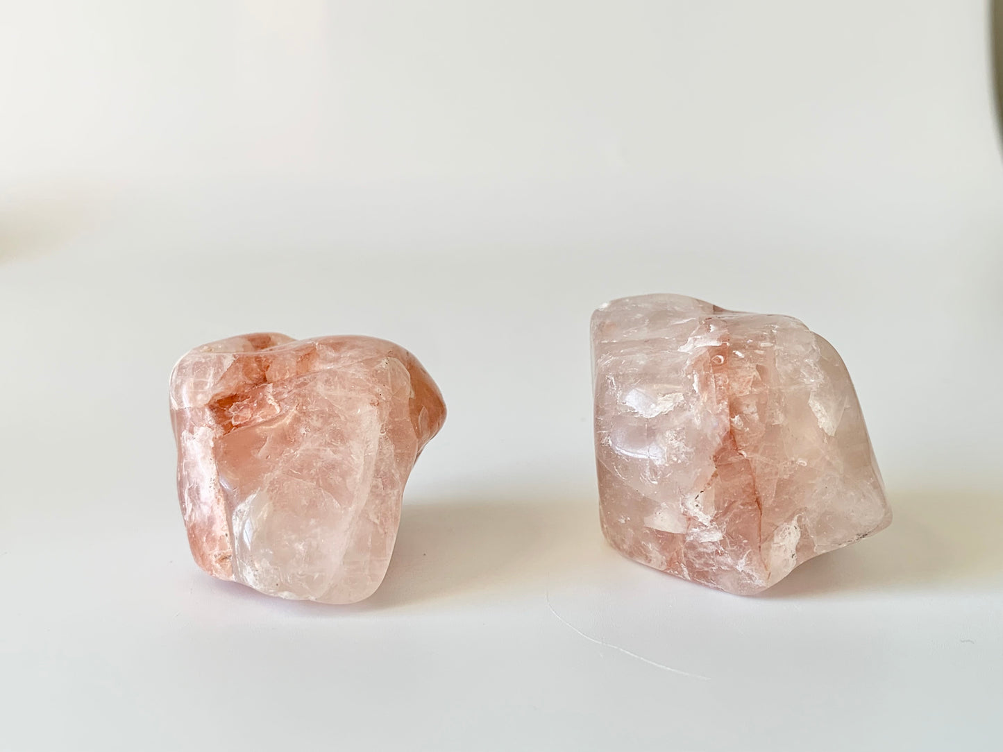 Fire Quartz, hematoid quartz, large tumble