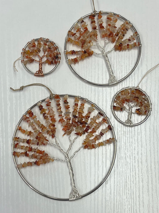 Carnelian Tree of Life Hanging