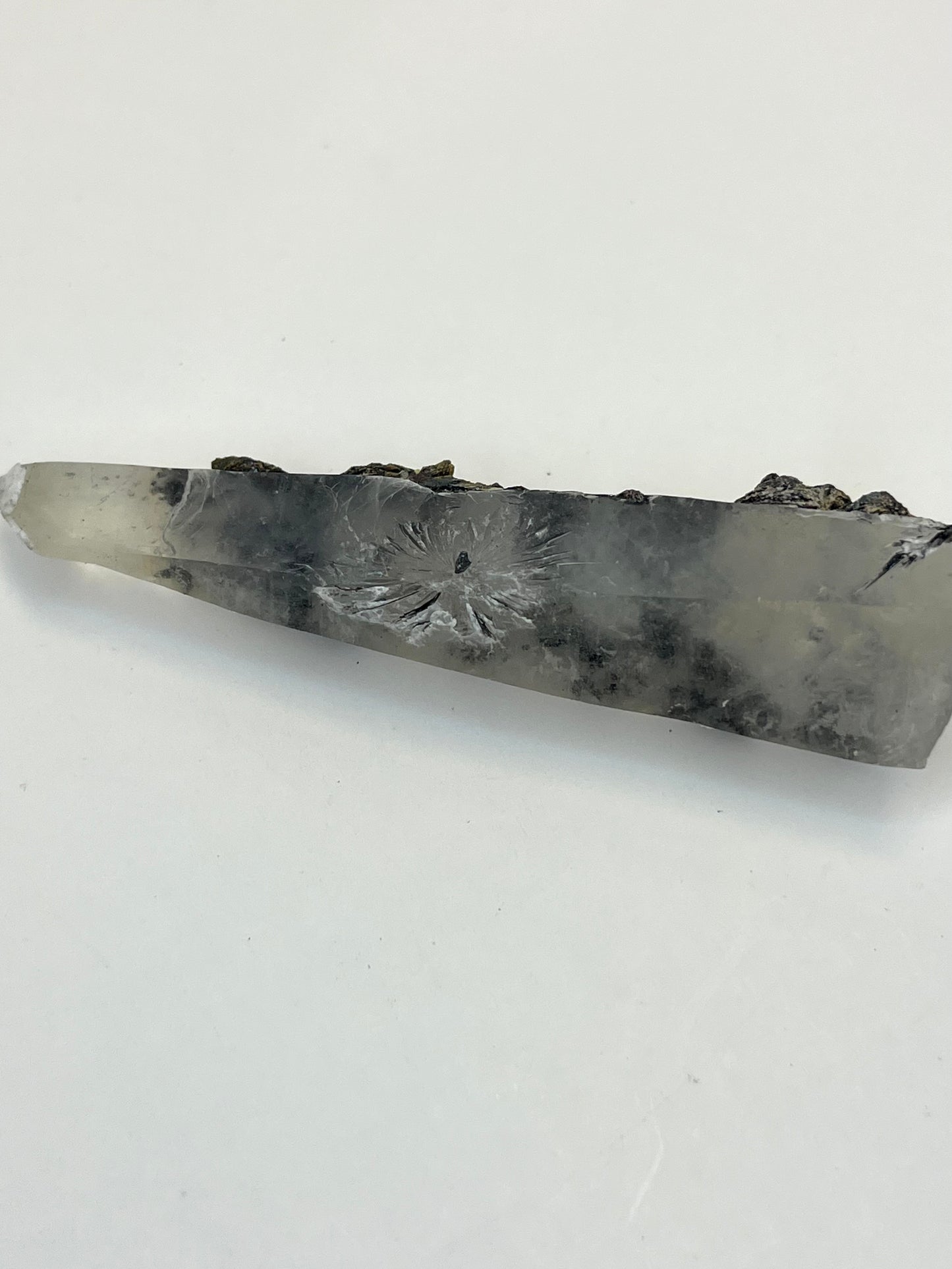 Specularite on Quartz (J)