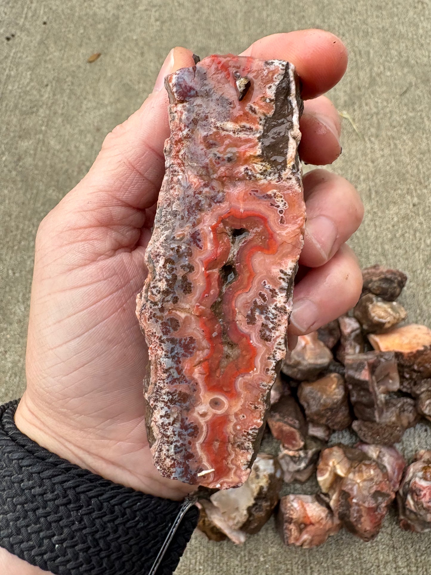 Inca Agate Tumbling Rough