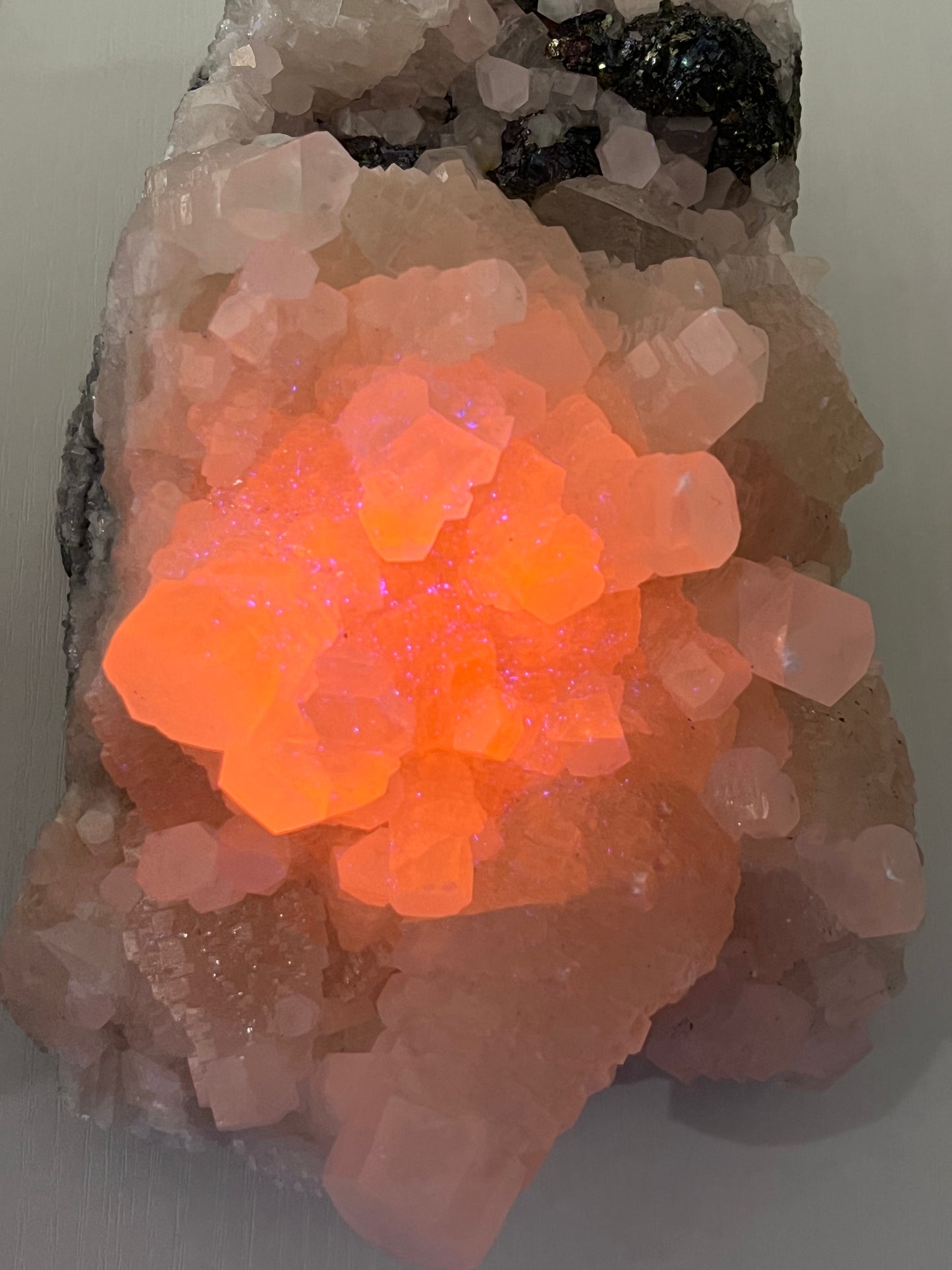 Mangano Calcite Crystal Specimen, Large