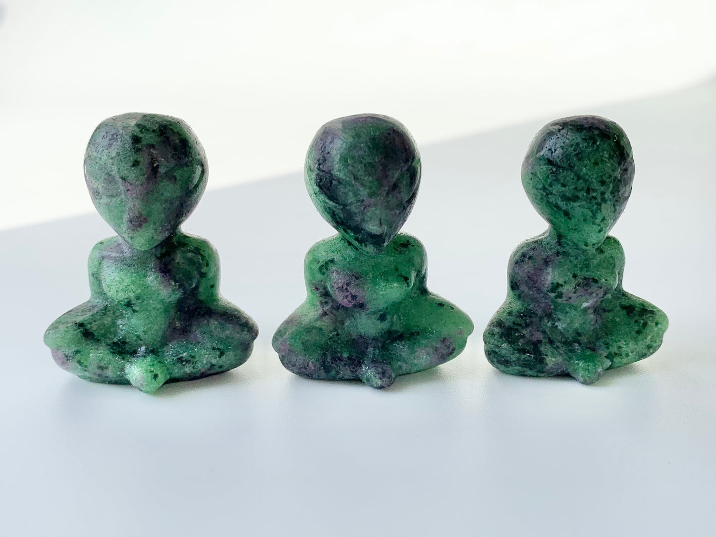 Mini Meditating Alien Carving