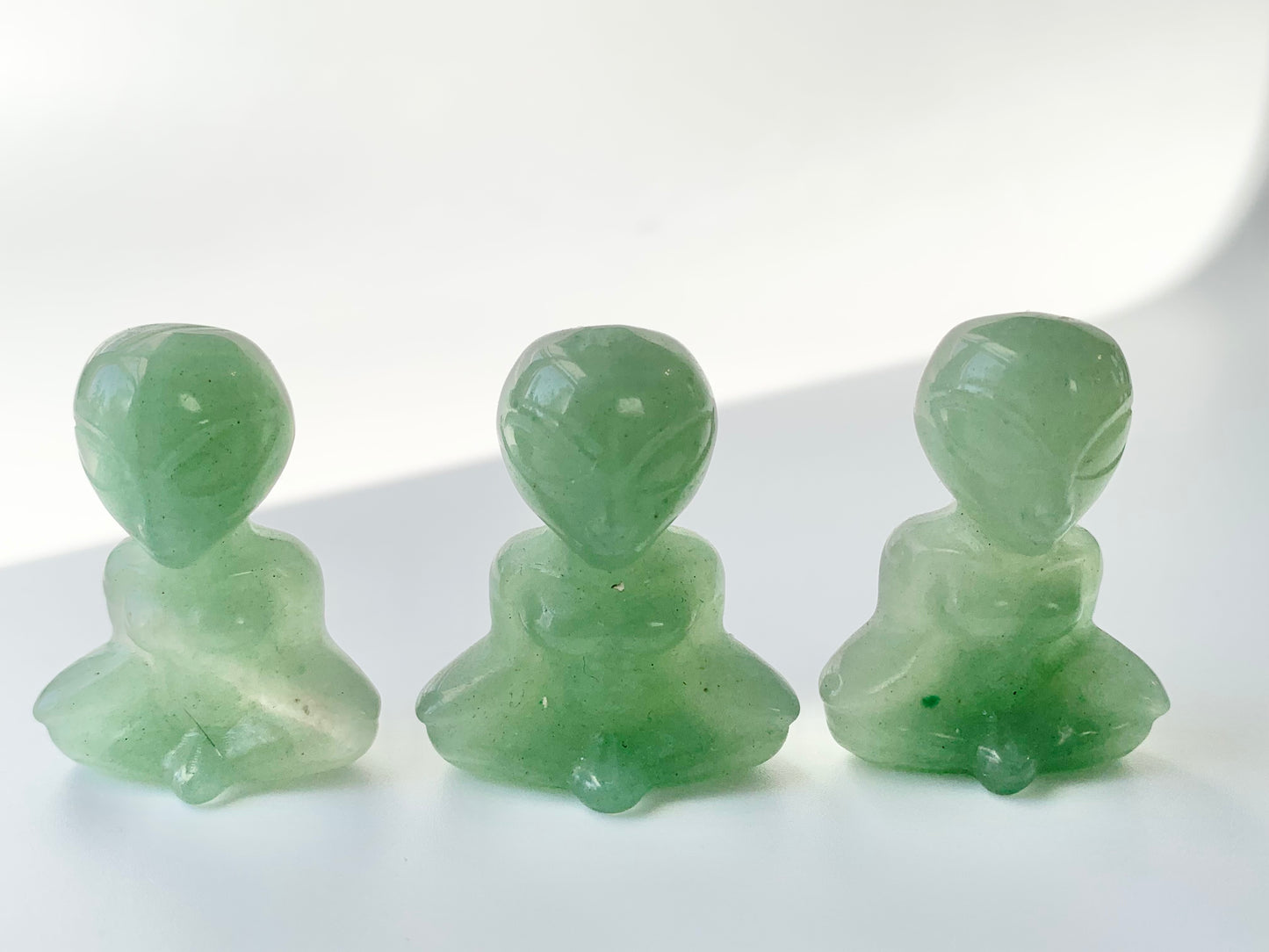 Mini Meditating Alien Carving