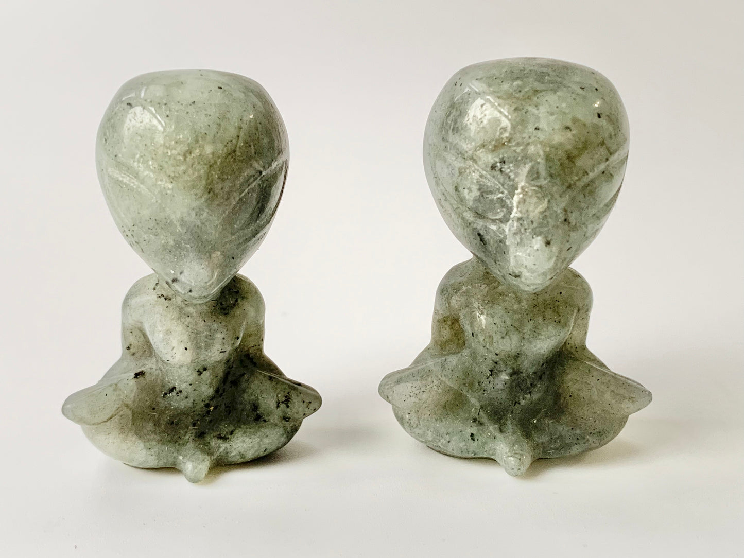 Mini Meditating Alien Carving