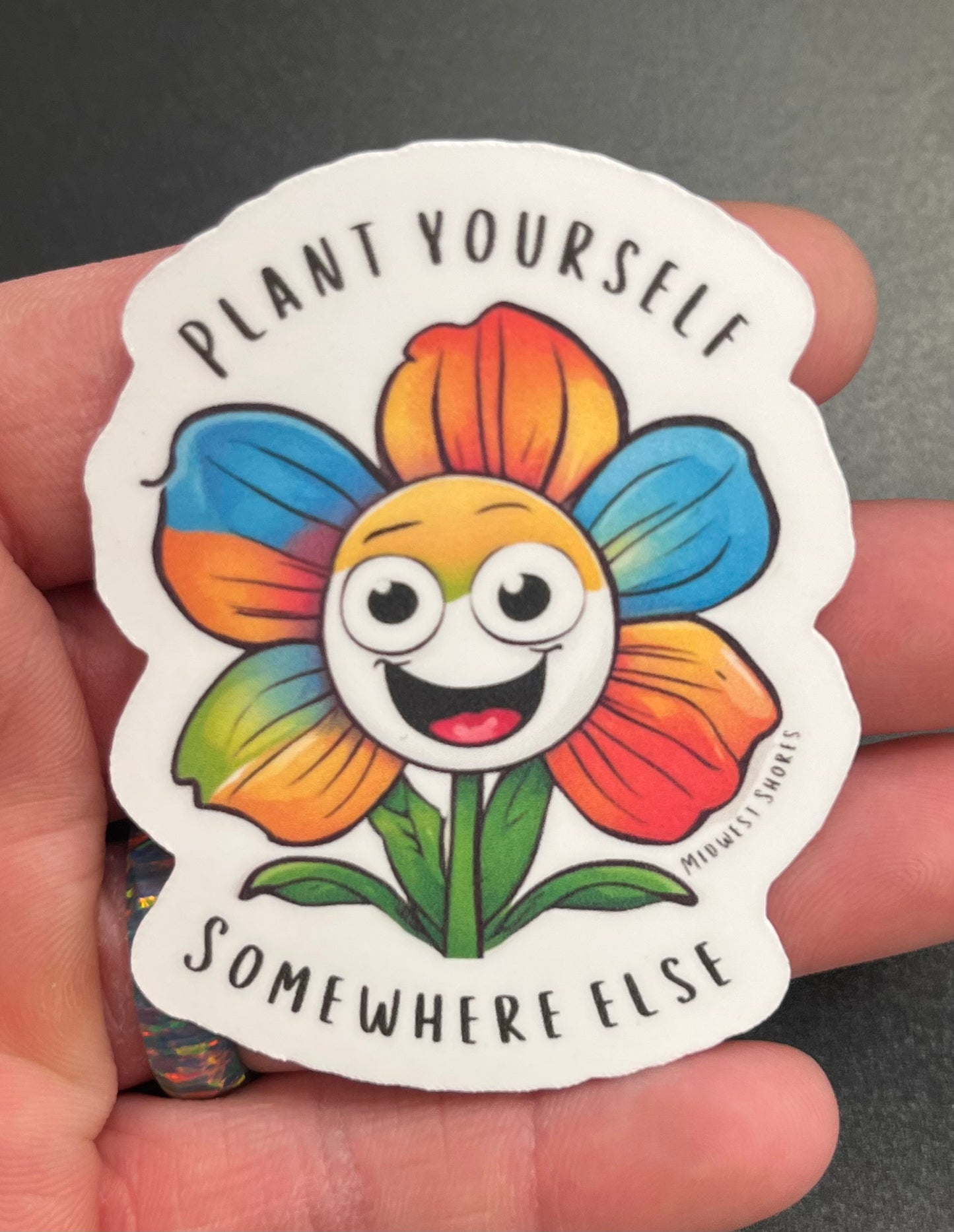 Demented Daisy Stickers--Choose your favorite