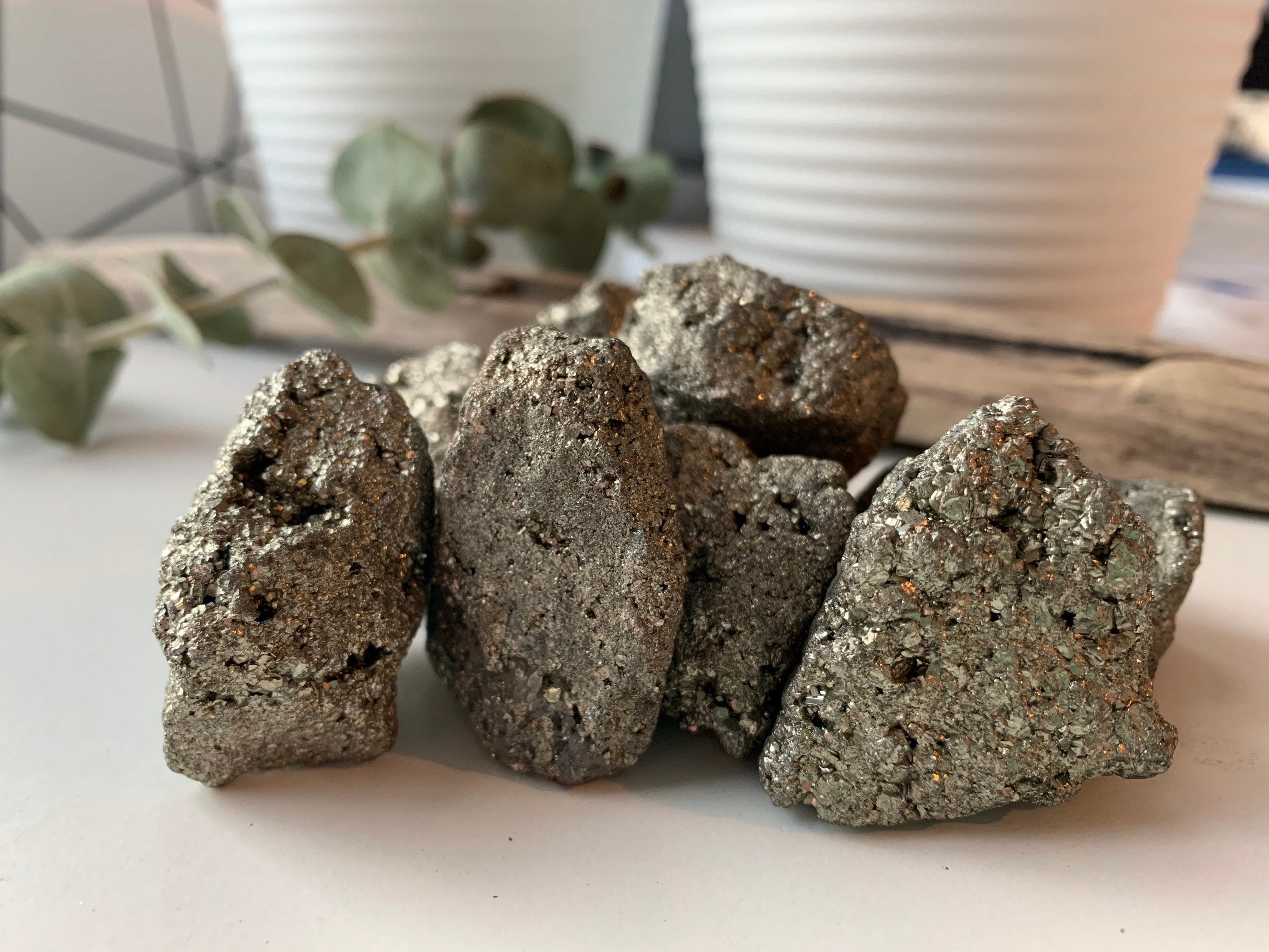 Pioryte Rocks Pyrite stone, fools gold rock, raw pyrite, shiny rocks – Midwest Shores
