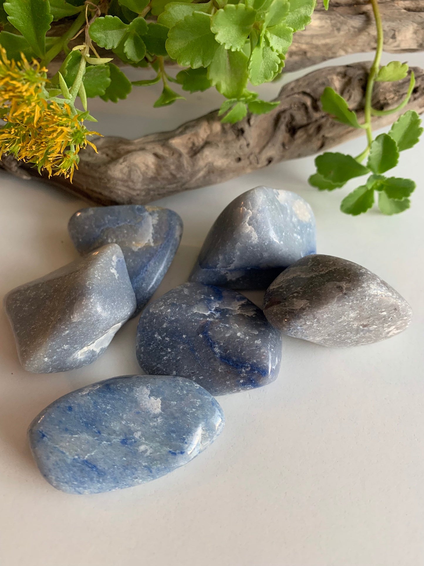Polished Blue Quartz, Colorful Rocks, polished blue rocks