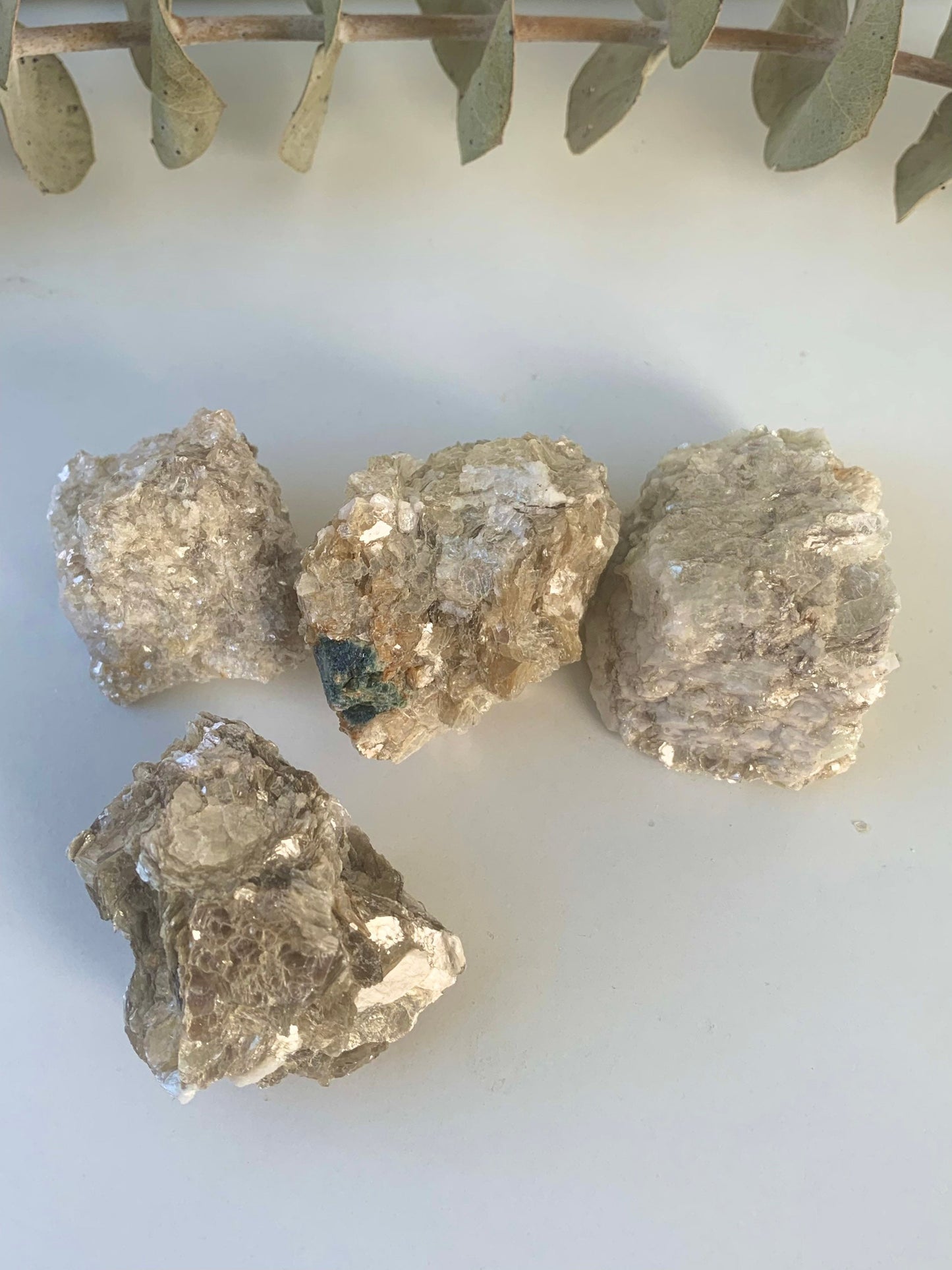 Muscovite mica cluster, sparkling rocks, rough stone specimen