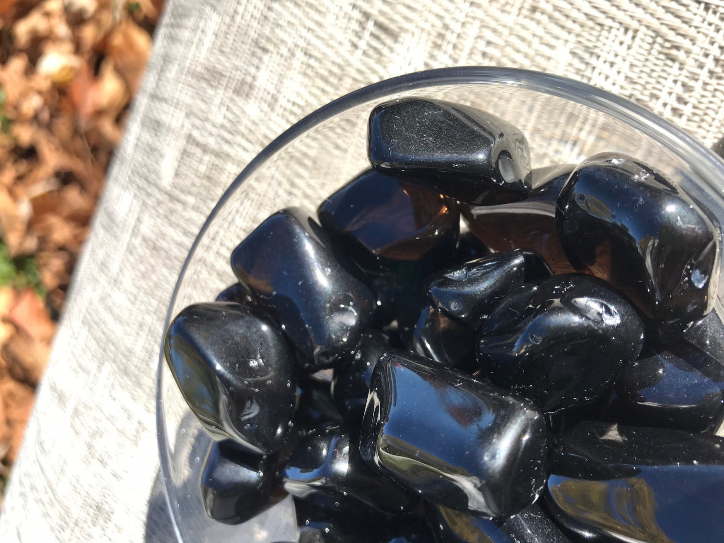 Apache Tears polished tumbles