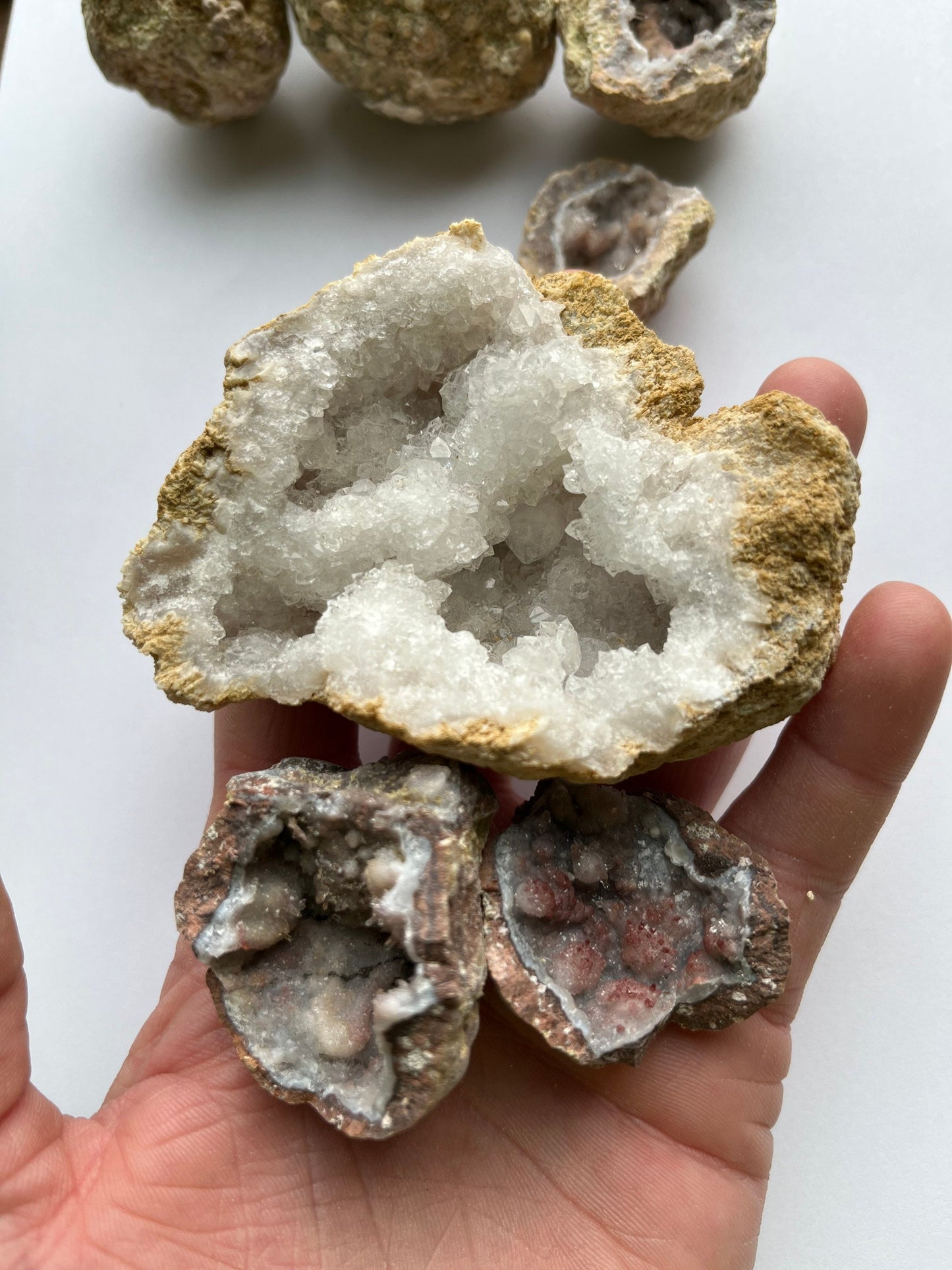 Break your own Geode, whole geodes, various kinds