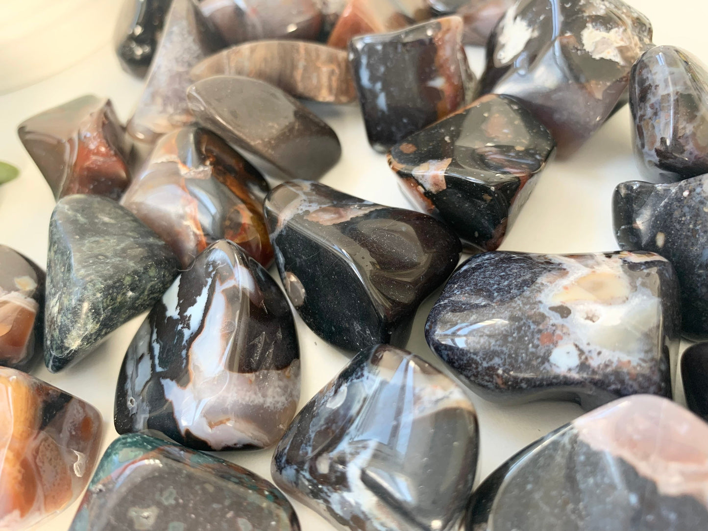 Polished Jafar Jasper, bulk Jafar jasper tumbles