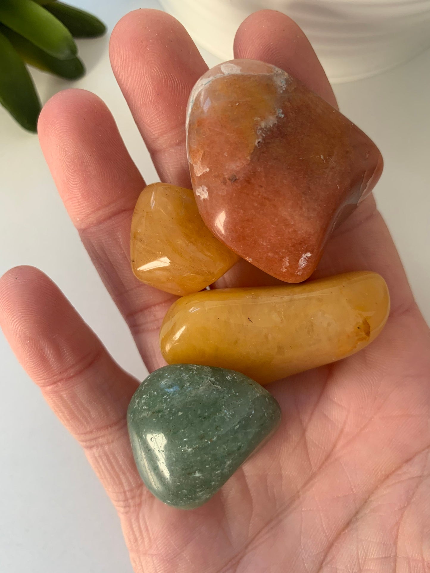 Polished Aventurine mix, bulk aventurine mix