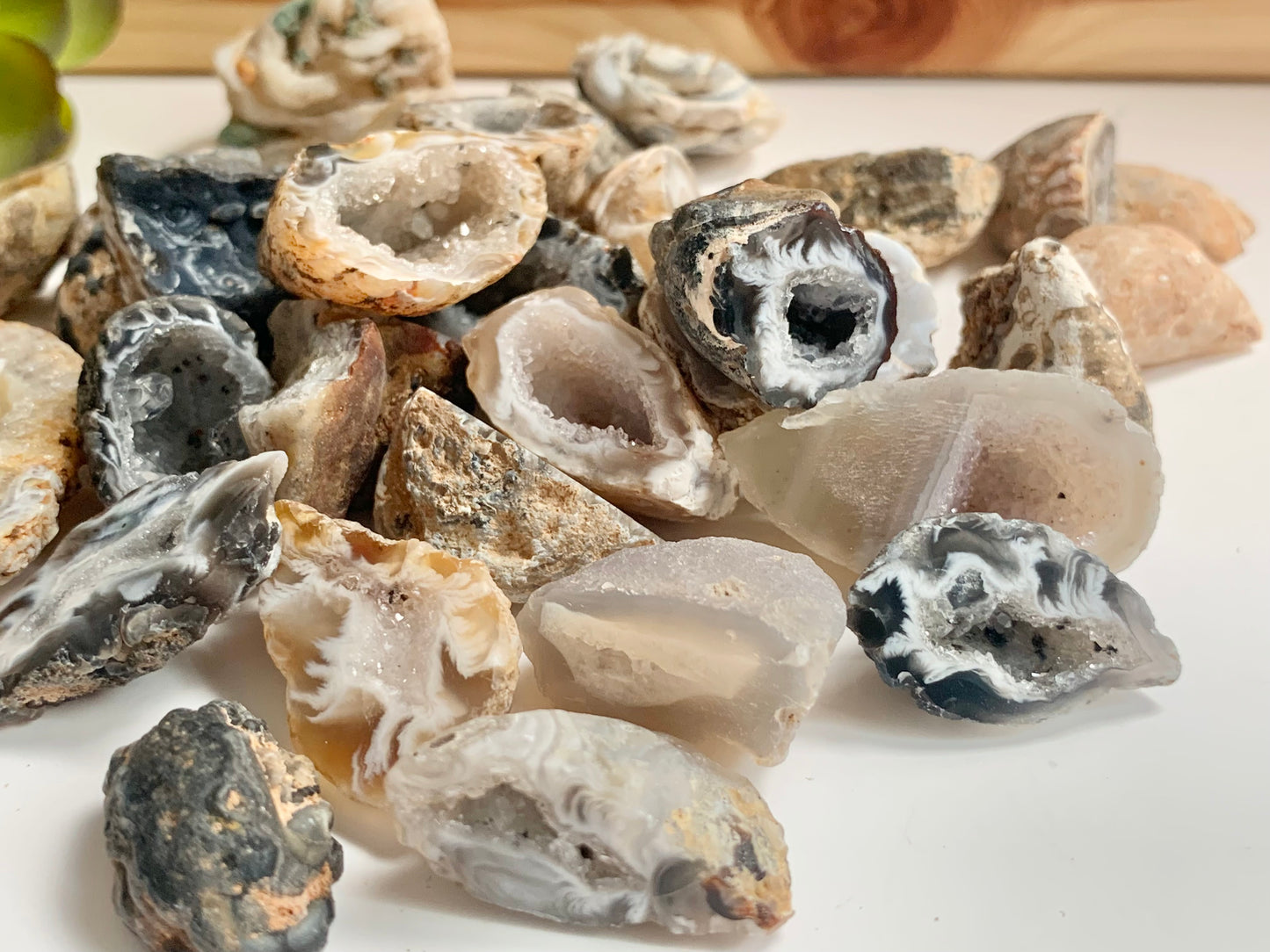 Oco Geode Half, polished