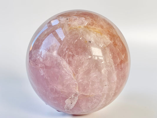 Rose Quartz Sphere, 75-77 mm