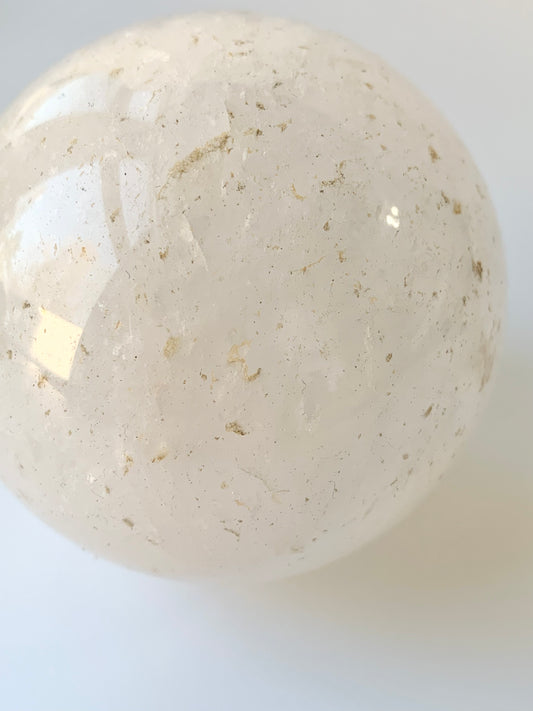 White Quartz Sphere