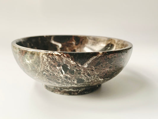 Black Zebra Jasper Bowl