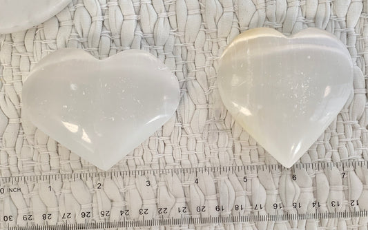Large Satin Spar Heart