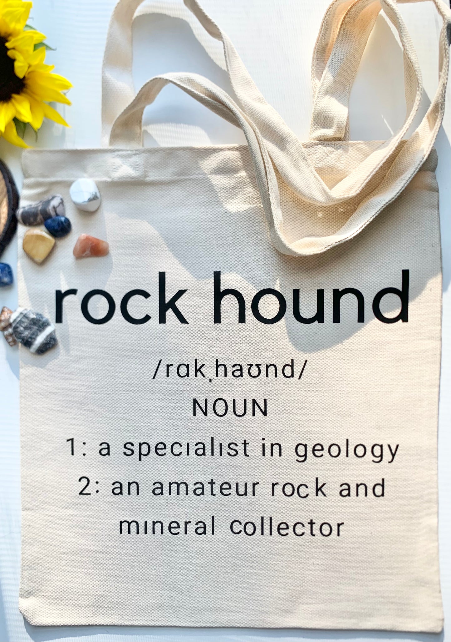 “Rock Hound” Tote Bag