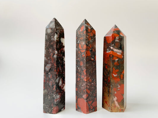 Red Point Jasper Tower, 2.6-2.7 oz