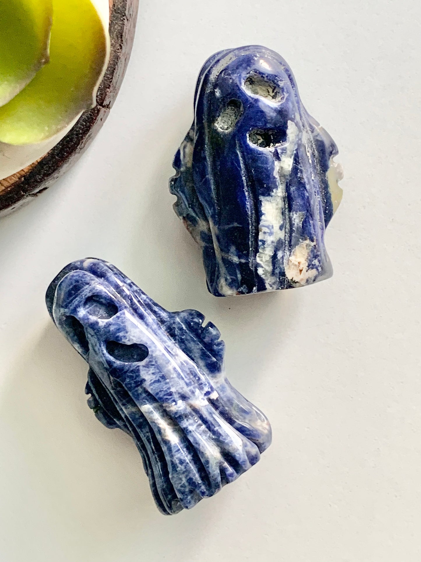 Sodalite Ghost Carving