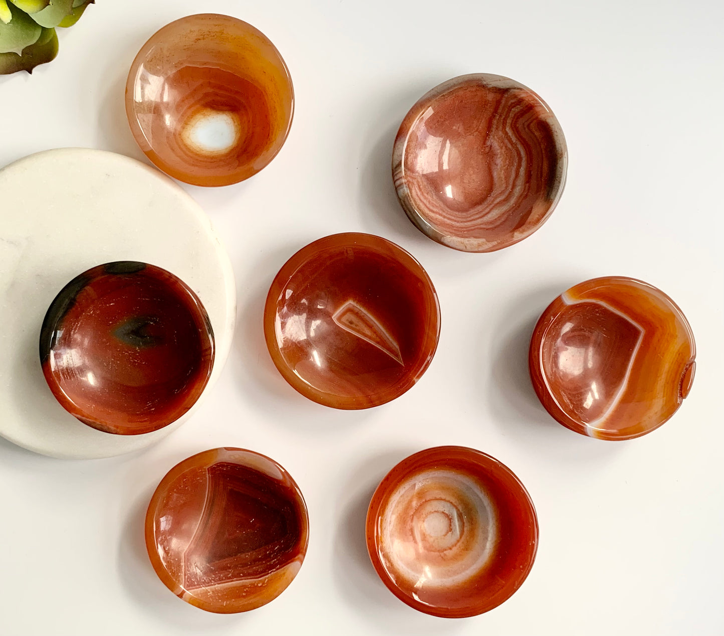 Carnelian Bowl, small, ~2 inch