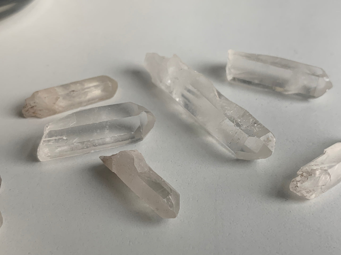 Raw clear Quartz crystal