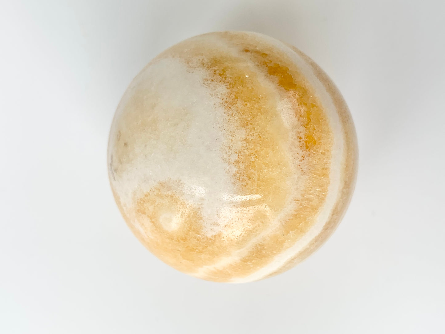 Yellow Calcite Sphere, 46mm