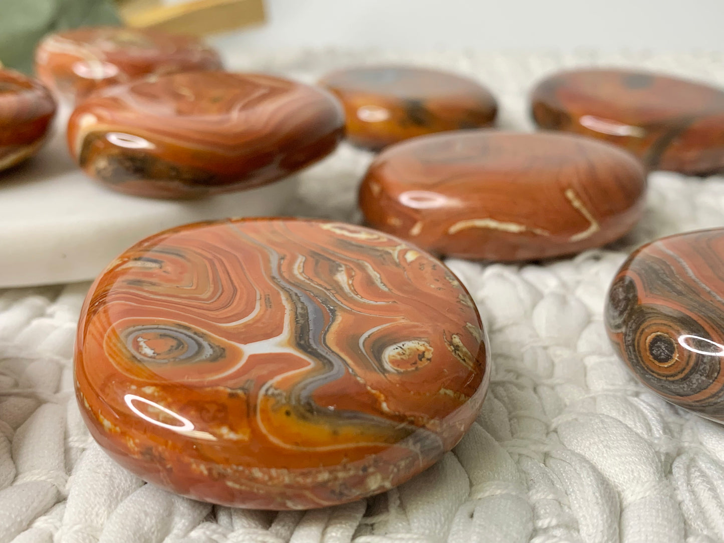 Red Banded Palm Stone