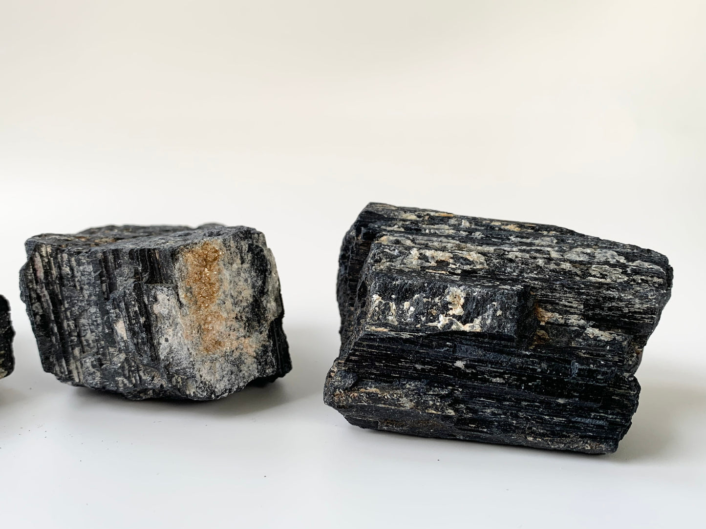 Raw Black Tourmaline Chunk, ~8 oz