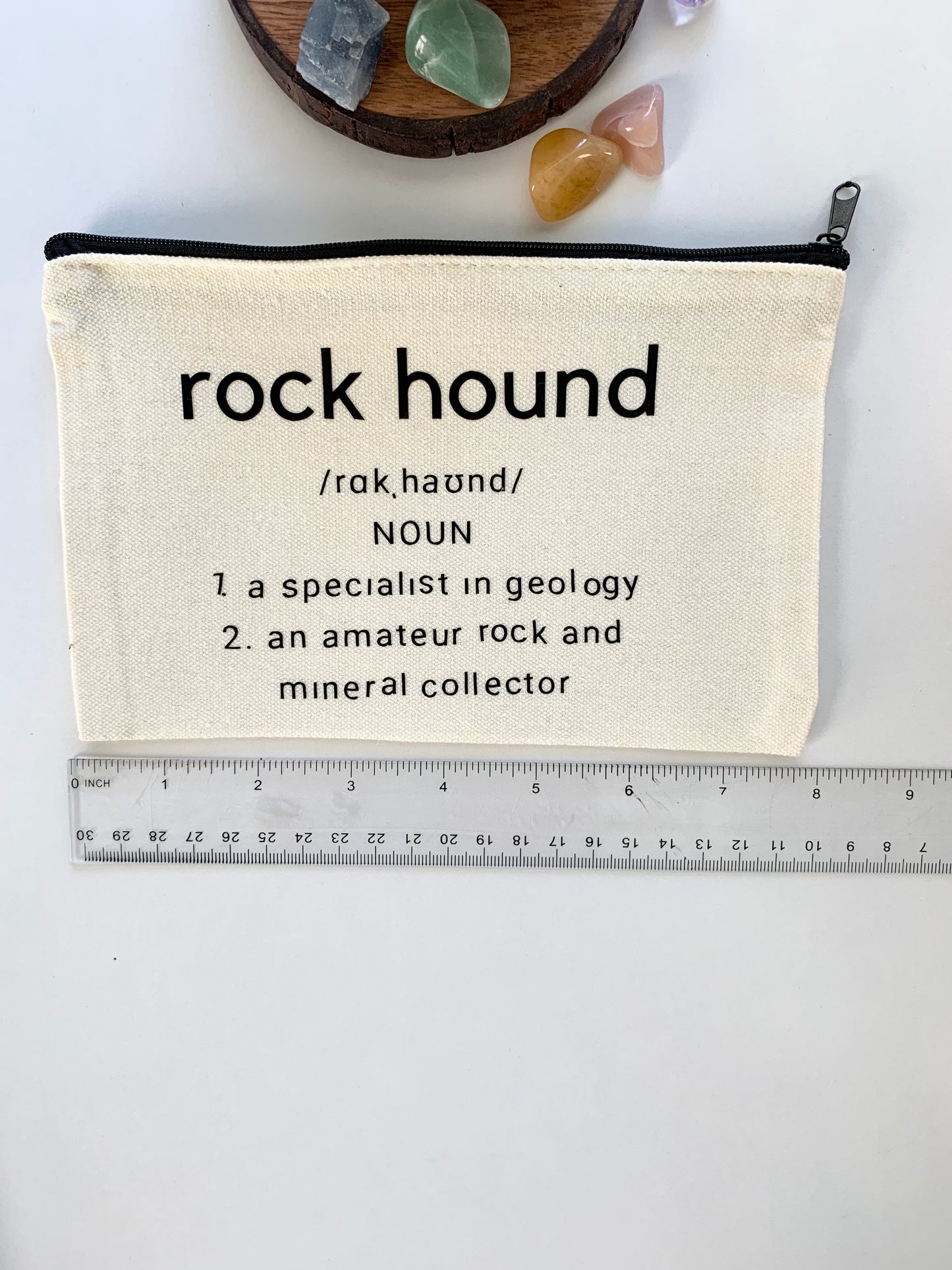 “Rockhound” Zipper Pouch