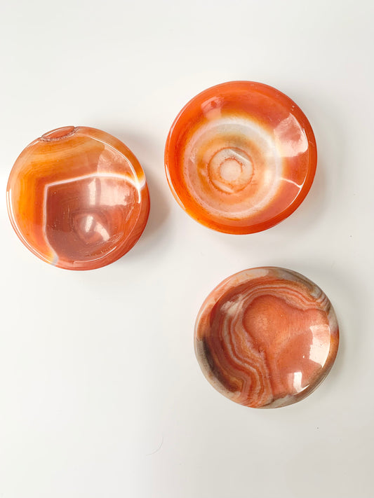 Carnelian Bowl, small, ~2 inch