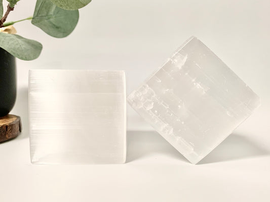 Satin Spar Cube, ~2.5"