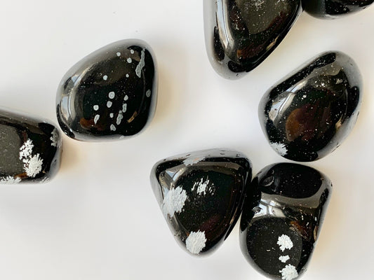 Snowflake Obsidian Tumble
