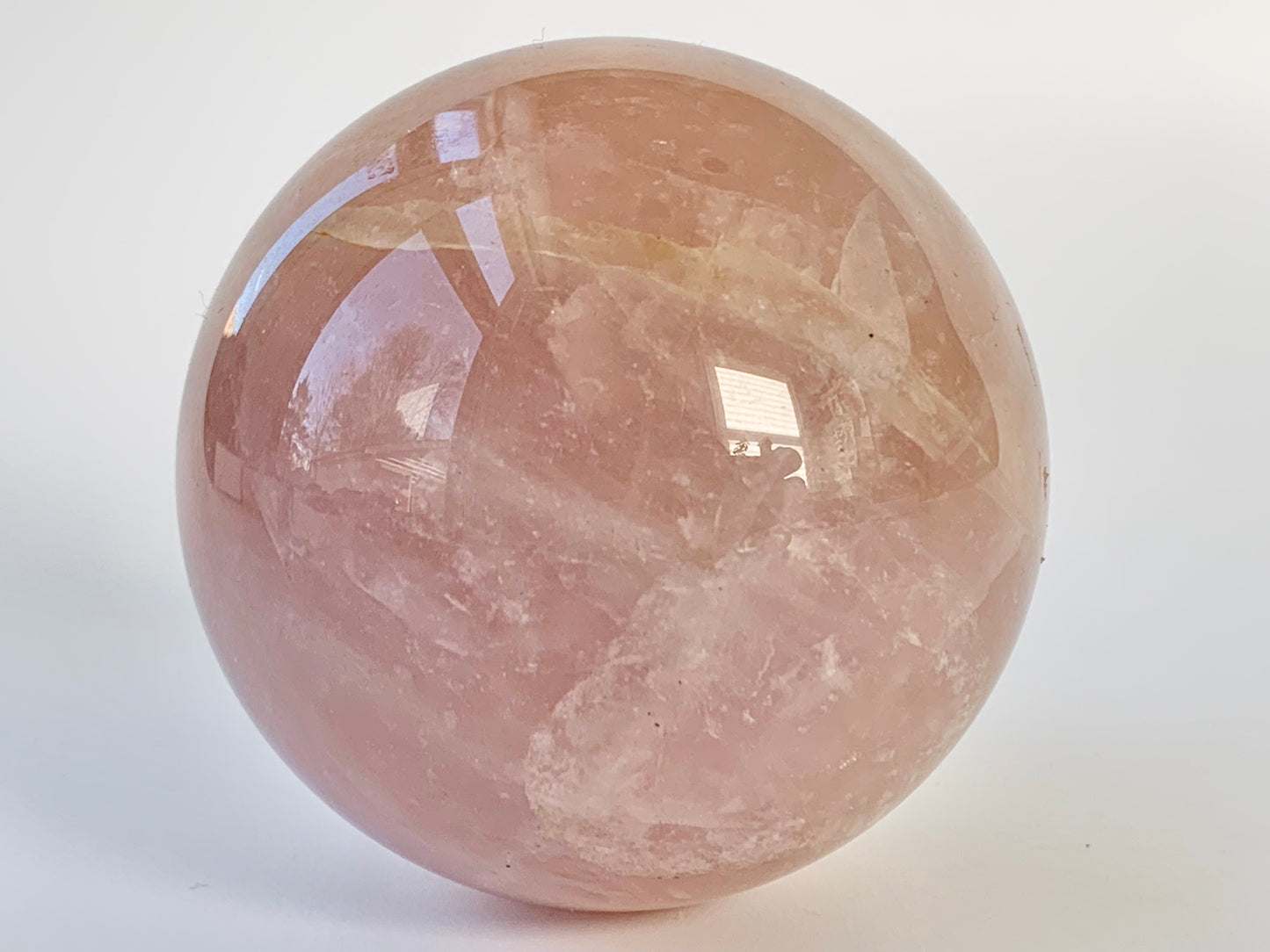 Rose Quartz Sphere, 58-60mm