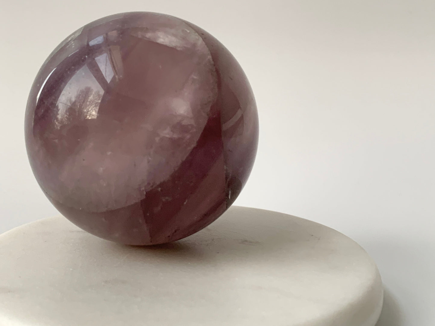 Purple Fluorite Sphere, 56-58mm