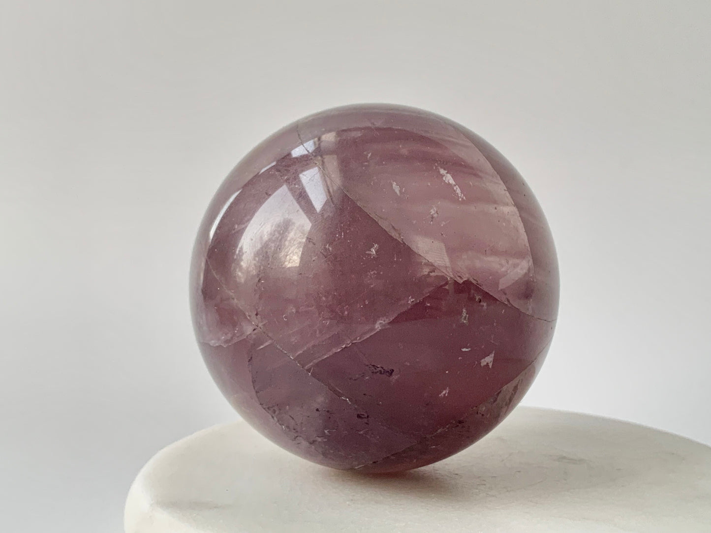 Purple Fluorite Sphere, 56-58mm