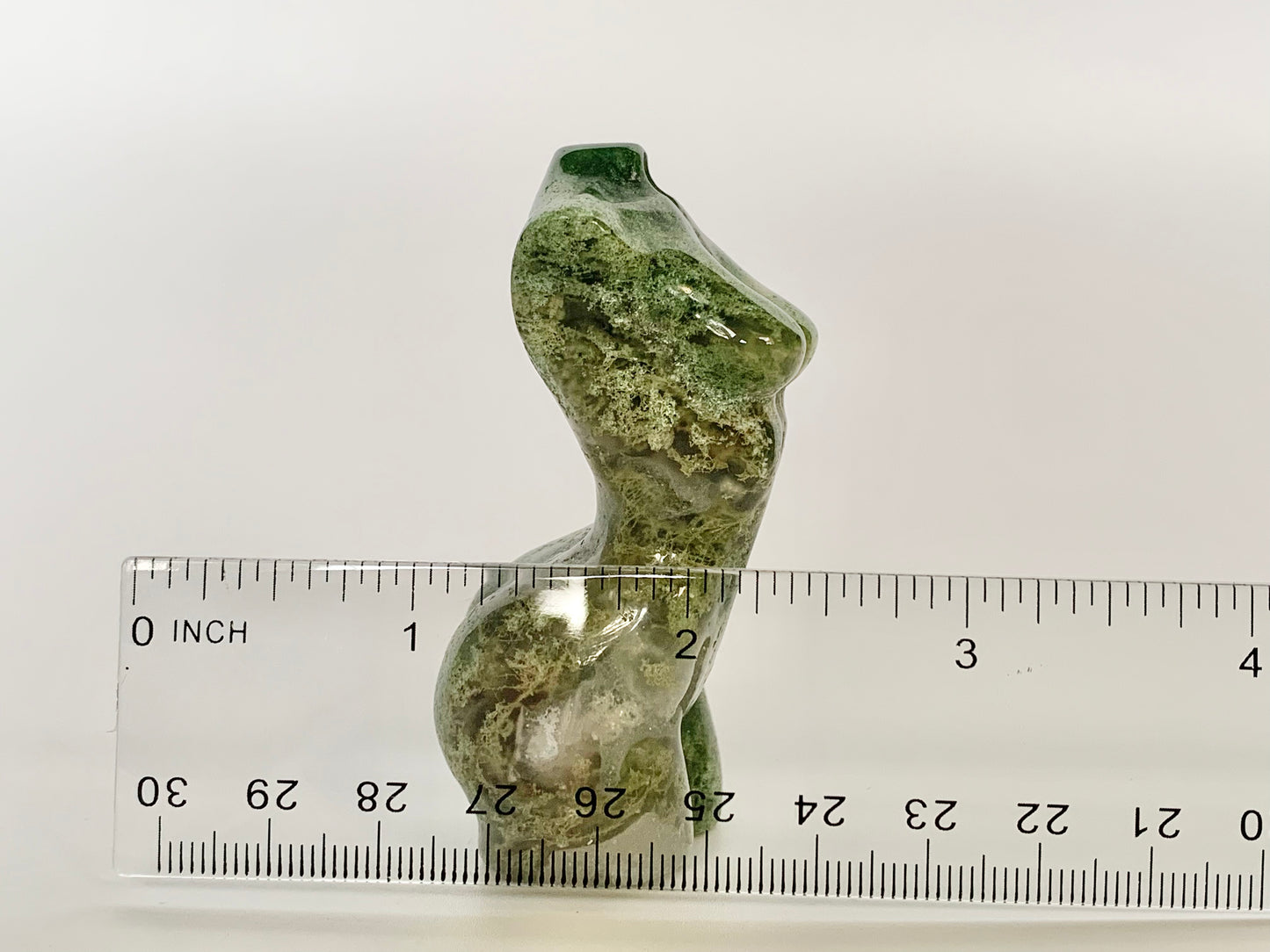 Green Moss Agate Body, 2.75”