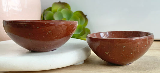 Red Jasper Bowl, 2"