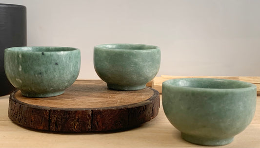 Green Jade Bowl, 2"