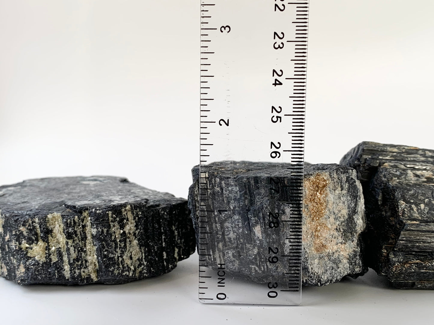 Raw Black Tourmaline Chunk, ~8 oz